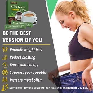 Màu xanh lá cây Arabica ngay lập tức cà phê gia vị & các loại thảo mộc hương vị trung tính 180g hộp hữu cơ chứng nhận giảm béo cà phê giảm cân cấp thực phẩm - Product Image 3