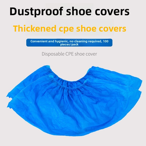 Einweg-Schuhüberzieher aus verdicktem CPE-Kunststoff für den Innenbereich, staubdicht und rutschfest - Product Image 2
