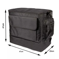 Outils de nettoyage de voiture portables robustes Caddy de stockage organisateur de coffre sac de détail de voiture de grande capacité