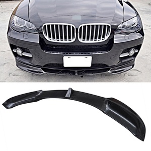 2010-2014 BM E71 X6M Auto Tuning Carbon Fiber Front Spoiler Lip Bumper Chin <b>Splitter</b> New Condition - Product Image 5
