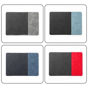 Alfombrilla de Carga Inalámbrica Rápida de 15W con Logotipo Personalizado al por Mayor, Bandeja Organizadora Portátil de Cuero PU, Estación de Carga para Teléfono de Escritorio - Product Image 2