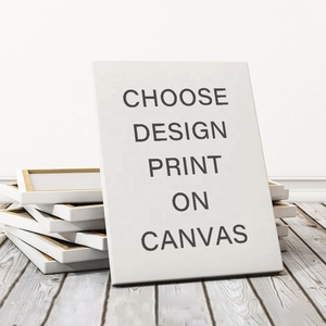 Tranh In Tùy Chỉnh Chất Lượng Cao Trên Vải Dịch Vụ Trực Tuyến Tranh Nghệ Thuật Treo Tường Hình Lá Cây Vàng Đen Trang Trí Phòng Khách - Product Image 6