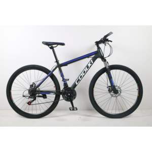 बाइक का दौरा 26 इंच का माउंटेन साइकिल 21 स्पीड डिस्क ब्रेक स्टील फ्रेम साधारण पेडल साइकिल - Product Image 2