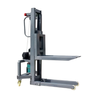 Montacargas Eléctrico Portátil de 1.2M 1.6M 300KG con Carga Automática, Control Remoto Inalámbrico y Batería para Manejo de Materiales en Almacenes y Talleres