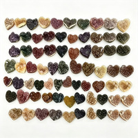 Cœurs d'améthyste Druzy naturels, cristal de guérison Reiki, cœur d'améthyste pour collection