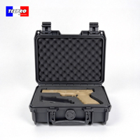Étui rigide noir étanche et antichoc pour équipement, armes à feu, instruments, outils, drones, appareils photo, montres, armes à feu