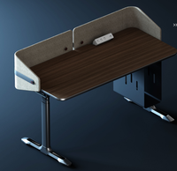 Escritorio Inteligente Moderno de Altura Ajustable, Convertible y Extensible, Muebles de Oficina Metálicos