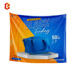 Spanduk tanda kain promosi untuk bisnisnya termasuk desain bebas & 7 hari pengiriman spanduk kain putar cepat - Product Image 1