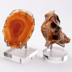 高品质方形玻璃和金属支架亚克力展示架促销 - Product Image 6