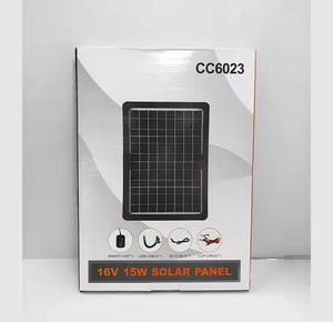 Hot Sales 15W Solar Panel IP65 to Charge 12V/6V Battarey or Usb Output From FUZHAO Factory Directly Sales - Product Image 6
