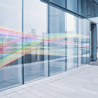 InVisia Panneau LED d'intérieur P6.25, densité de 25600 pixels, signalisation numérique haute luminosité, transparent à 90%, ultra léger, pour affichage sur pied ou suspendu