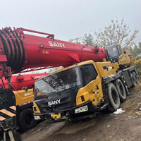 Grue mobile sur camion Zoomlion d'occasion de 50 tonnes avec flèche télescopique, modèle 2020, moteur Weichai, équipement de levage chinois