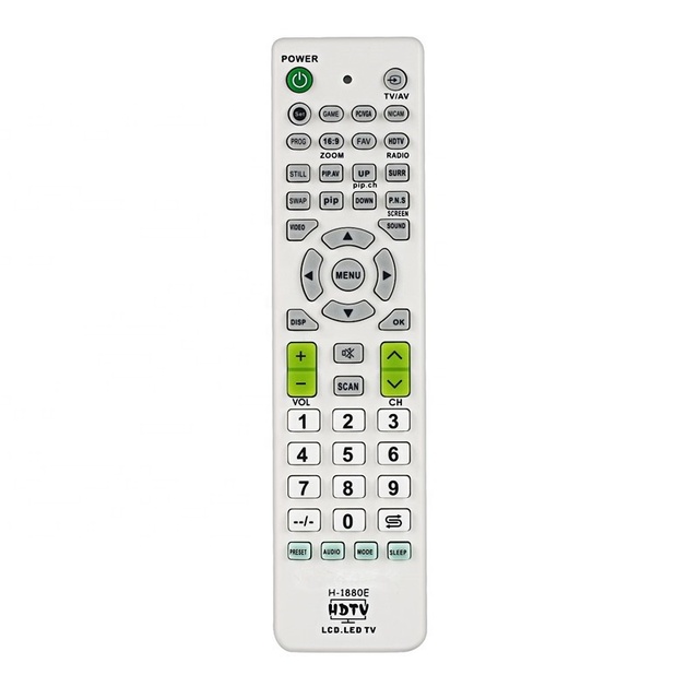 Wholesale H-1880E Universal Remote Control IR Multi Brand Television Controller Compatible With All LCD LED HD TV Smart HDTV