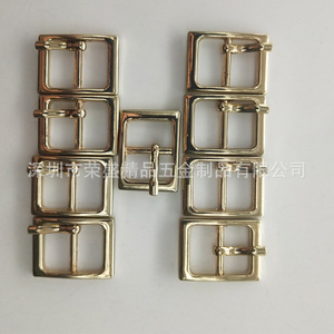 Hebilla de aleación de zinc con forma cuadrada, herrajes metálicos fundidos a presión para bolsos, ropa, zapatos, artesanías, acabado de revestimiento duradero. - Product Image 3