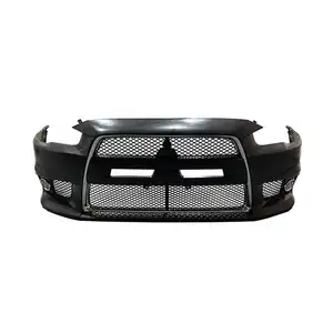 Factory Price Injection PP Car Body kit Front bumper EVO Style For Mitsubishi Lancer 2009-2015 Car bumper