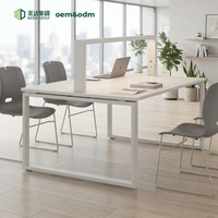Table de lecture pour bibliothèque avec éclairage en forme de lettre, bureau multifonctionnel pour salle d'étude scolaire, idéal pour l'achat en gros