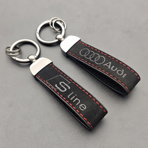 <span class=keywords><strong>Porte</strong></span>-clés de voiture en cuir suédé pour femmes et hommes, pour modèles <span class=keywords><strong>Audi</strong></span> A1/A2/A3/A4/A5/A6/A7/Q3/Q4/Q5/Q7/<span class=keywords><strong>RS</strong></span>/TT/S-Line - Product Image 6