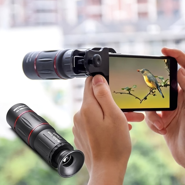18x25 Telephoto Phone Lens Mobile Phone Telephoto Camera Lens Suitable for Most Smartphones Perfect for Photography