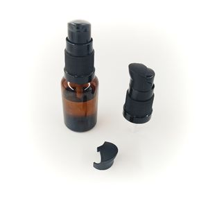 Botella de vidrio ámbar con botón de presión, suero de crema facial y loción con cuentagotas, 5ml, nuevo diseño, <span class=keywords><strong>2021</strong></span> - Product Image 3