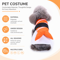 Costume pour animaux de compagnie, vêtements pour chiens, tenue de fête d'Halloween, costume pour chiens de petite à grande taille, fabrication chinoise, vêtements personnalisés
