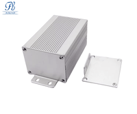 Kotak Elektronik Mini Luar Ruangan dari Aluminium Alloy Ekstrusi Anodized Ukuran 80*50*40mm, Dapat Disesuaikan, Berperingkat IP54, Layanan OEM/ODM