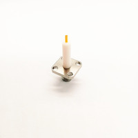 Conector RF de Alto Rendimiento, DC-18GHz, Conector SMA Hembra con Brida de 4 Orificios, Material de Acero Inoxidable, Conector para PCB