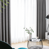 Venta caliente moderno impreso poliéster listo hecho cortinas de la ventana del hogar para los niños sala de estar dormitorio