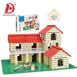 Huada DIY Bất Khối Xây Dựng Nhà Bộ Dụng Cụ Đồ Chơi Sáng Tạo Xây Dựng Kỹ Thuật Đồ Chơi Với cements Xây Dựng Đồ Chơi - Product Image 2