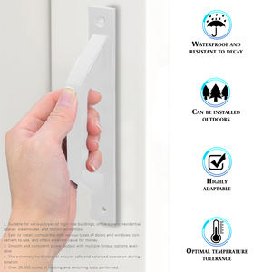 <span class=keywords><strong>Poignée</strong></span> <span class=keywords><strong>de</strong></span> <span class=keywords><strong>porte</strong></span> <span class=keywords><strong>d</strong></span>'<span class=keywords><strong>entrée</strong></span> moderne <span class=keywords><strong>de</strong></span> luxe en aluminium avec <span class=keywords><strong>poignée</strong></span> pour intérieur-extérieur pour hôtels, villas et ateliers - Product Image 4