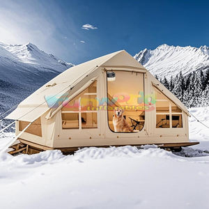 เต๊นท์เป่าลมแบบพกพาสำหรับการเดินทางเต๊นท์ฤดูหนาว8คนเต็นท์แคมป์กลางแจ้ง - Product Image 1