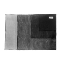 Filet en maille de Drainage noir pour paysage de Terrarium, vente en gros, 20x20cm