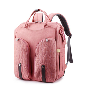 Vente en gros de couffin portable 3-en-1 pour lit pliant USB et <span class=keywords><strong>sac</strong></span> <span class=keywords><strong>à</strong></span> <span class=keywords><strong>dos</strong></span> <span class=keywords><strong>à</strong></span> couches pour maternité en polyester durable pour les nouvelles mamans - Product Image 6