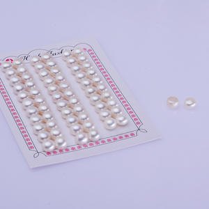 Zhuji Natural Freshwater <b>Loose</b> <b>Pearls</b> 8-9mm Nucleated Nearly Perfectly Round with Strong Light Almost Flawless - Product Image 3