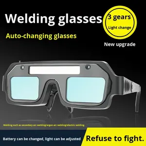 自動アンチグレアアンチアイPCフレーム調光溶接ゴーグル交換可能バッテリー特別保護メガネ - Product Image 5