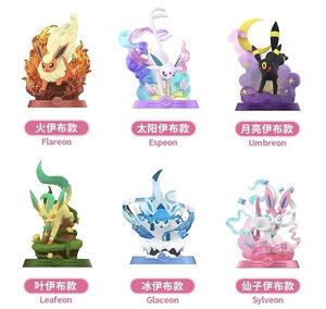 100% оригинальный японский аниме мультфильм 9 шт./коробка Poke Mon приключенческий Бар серии Eevee Слепая Коробка коллекционная игрушка аниме - Product Image 4