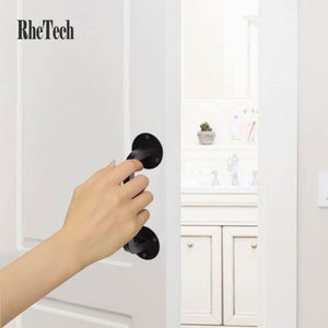 WEKIS Modern Heavy Duty Cast Iron <b>Door</b> <b>Handle</b> Sliding Wooden <b>Door</b> Barn <b>Door</b> Pulls <b>Handles</b> Matte Black Apartment Warehouse - Product Image 5