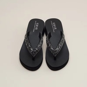 Summer Beach Women's Luxurious Designer Flip-flops - <b>Soft</b> <b>Shoes</b> - High-quality Open-toe Thick-soled Slip-on Sandals - Product Image 5