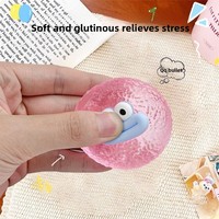 CHENXI Nouveau Design Jouet à Presser en Capsule de Maltose à Bords Ondulés Mochi Squishy 2 Pouces, Jouet en Capsule Distribuée par Distributeur Automatique pour Adolescents et Adultes