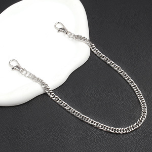 yueli Hip Hop Metal Waist <b>Chain</b> Zinc Alloy Single Layer White K Pendant <b>Chain</b> For Halloween Fashion Body <b>Chain</b> - Product Image 3