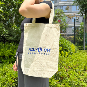 Bolsas de Compras Biodegradables Personalizadas con Impresión, 100% Algodón Orgánico, Venta al Por Mayor - Product Image 2
