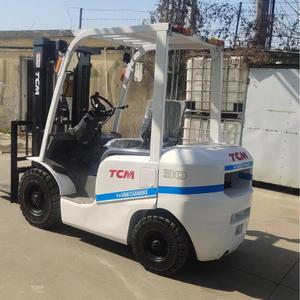 รถยกดีเซลมือสองสภาพดีเยี่ยม 3 ตัน ยี่ห้อ TCM รุ่น FD30 พร้อมไฮดรอลิกไซด์ชิฟเตอร์ เสากระโดงสองตอน ยางตัน - Product Image 6