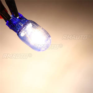 1/2/4 ampoules T20 580 7443 W21/5W 12V W3x16q en verre bleu naturel pour feux stop, feux arrière, clignotants et feux latéraux de voiture, blanc - Product Image 3