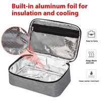 Nouvelle sacoche isolée de petite capacité boîte à lunch en tissu Oxford épaissi et sac de glace pour les étudiants et les employés de bureau pour les pique-niques