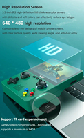 Consoles de jeux portables X6, double joystick 3D, écran IPS de 3,5 pouces, console de jeux rétro, 11 émulateurs, plus de 10 000 jeux, 32 Go de ROM