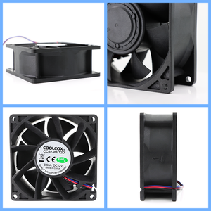Coolcox điện lớn Quạt làm mát không khí 92x92x38mm DC trục làm mát 12V 24V OEM cho nhà sử dụng ROHS chứng nhận - Product Image 2