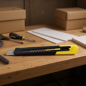 Cutter Sm9 Utility Knife With Retractable Blade For Precision Cutting Tasks - Product Image 3