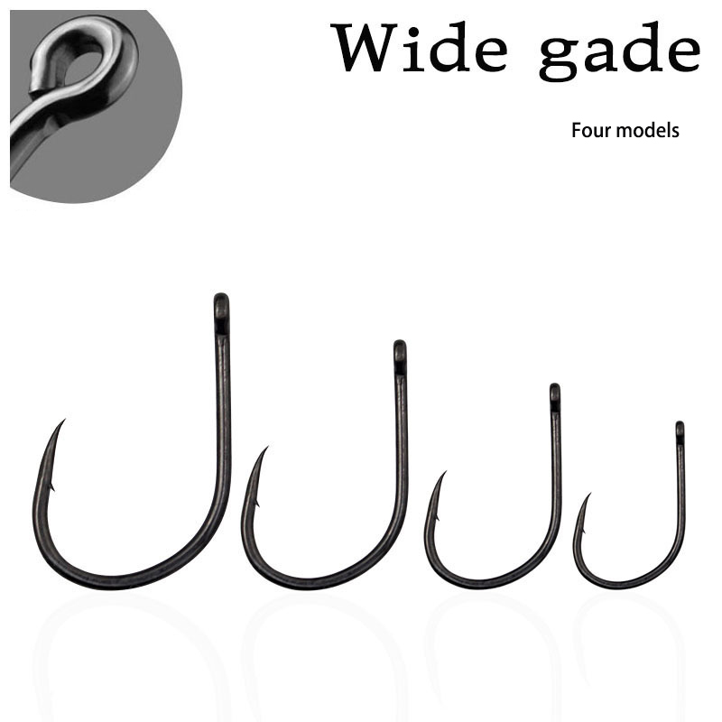 Wide gape hooks