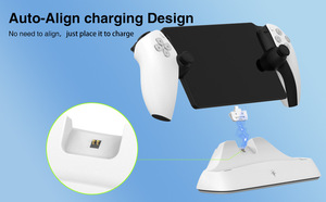 Station de charge Hc-P3711 avec éclairage RVB, interface Type-C, chargeur rapide pour Playstation PS5, streaming, <span class=keywords><strong>accessoires</strong></span> de jeu PS - Product Image 6