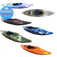 Nuevo Tipo de Bote de Remo Individual, Kayak Resistente para Aguas Bravas de 2.6M, Ligero y Flexible, Botes de Pesca para el Océano