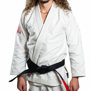 Meilleure qualité adulte BJJ Kimono demi-doublé respirant artistique veste Ripstop pantalon broderie directe Jiu Jitsu Gis au meilleur prix - Product Image 1